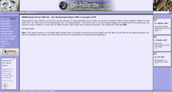 Desktop Screenshot of ge-hilfe.de